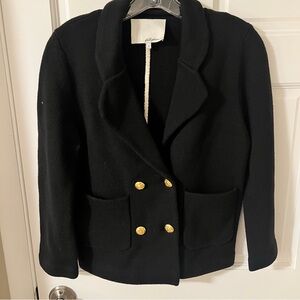 3.1 Phillip Lim Merino Wool Black Double-Breasted Women's sweater blazer Large